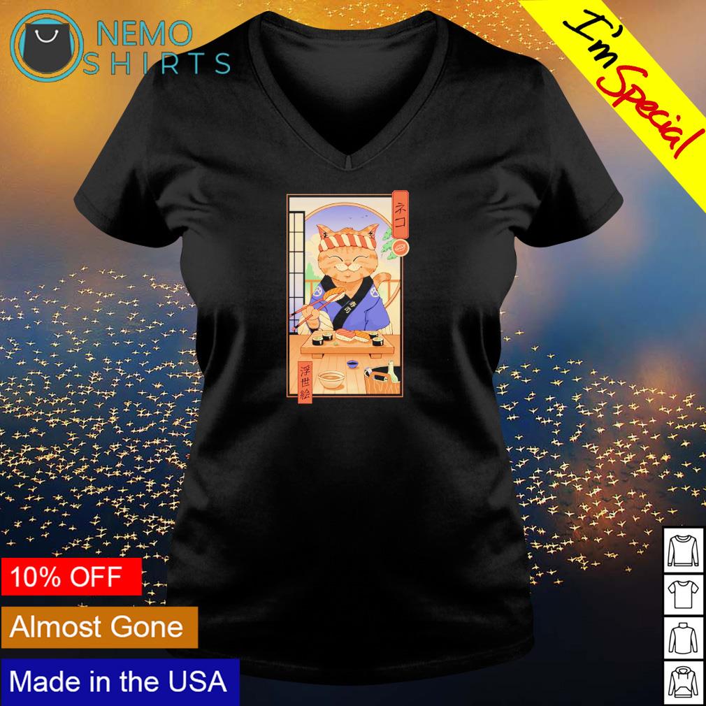 Cat eating sushi - Adult & Kids T-Shirts, Sweatshirts & Hoodies product image 5