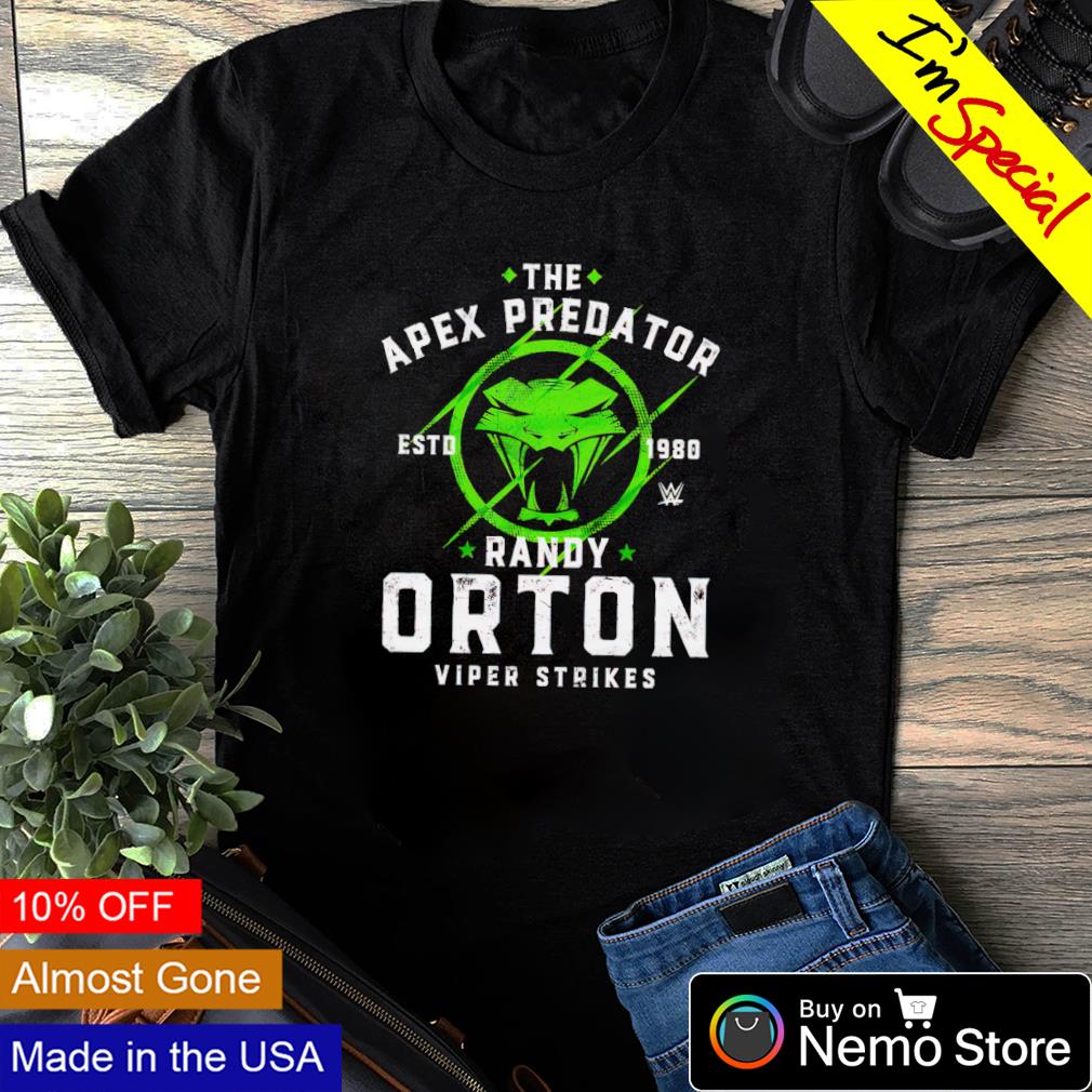 The Apex Predator estd 1980 randy orton viper strikes - Adult & Kids T-Shirts, Sweatshirts & Hoodies apparel design preview 1