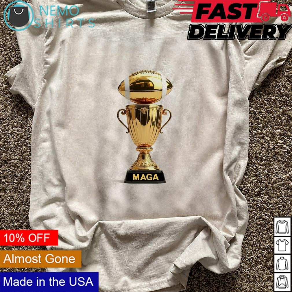 Doge maga football trophy - Adult & Kids T-Shirts, Sweatshirts & Hoodies apparel design preview 5
