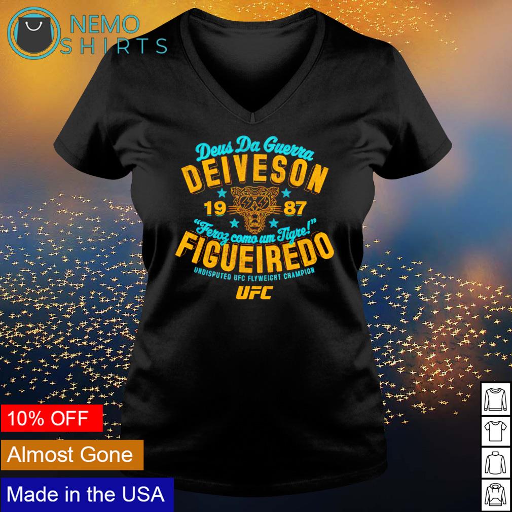 UFC deiveson figueiredo fierce like a tiger - Adult & Kids T-Shirts, Sweatshirts & Hoodies apparel design preview 5