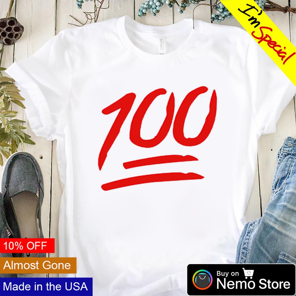 100 one hundred emoji - Adult & Kids T-Shirts, Sweatshirts & Hoodies apparel design preview 1