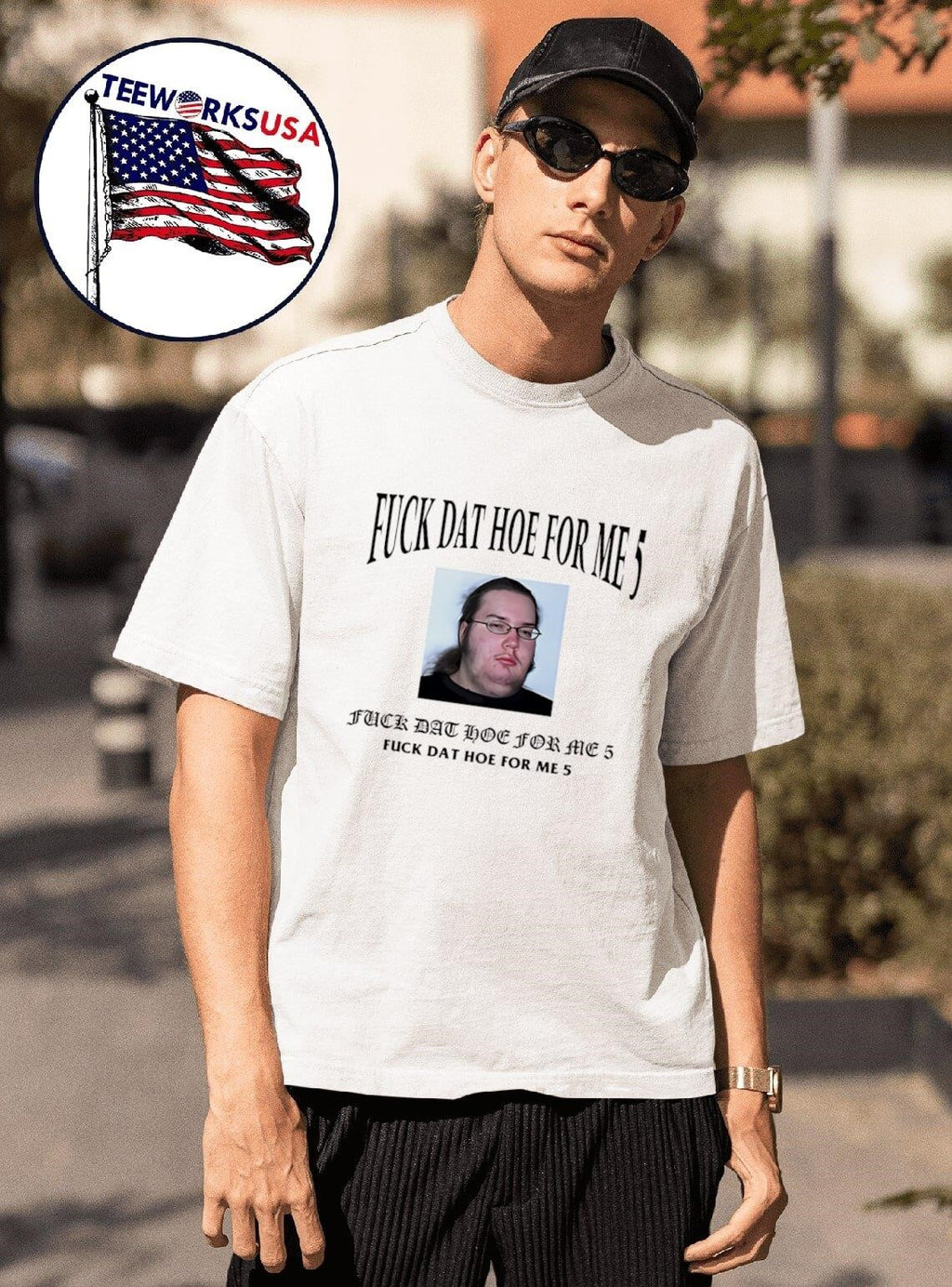 Fuck Dat Hoe For Me 5 - Adult & Kids T-Shirts, Sweatshirts & Hoodies apparel design preview 1