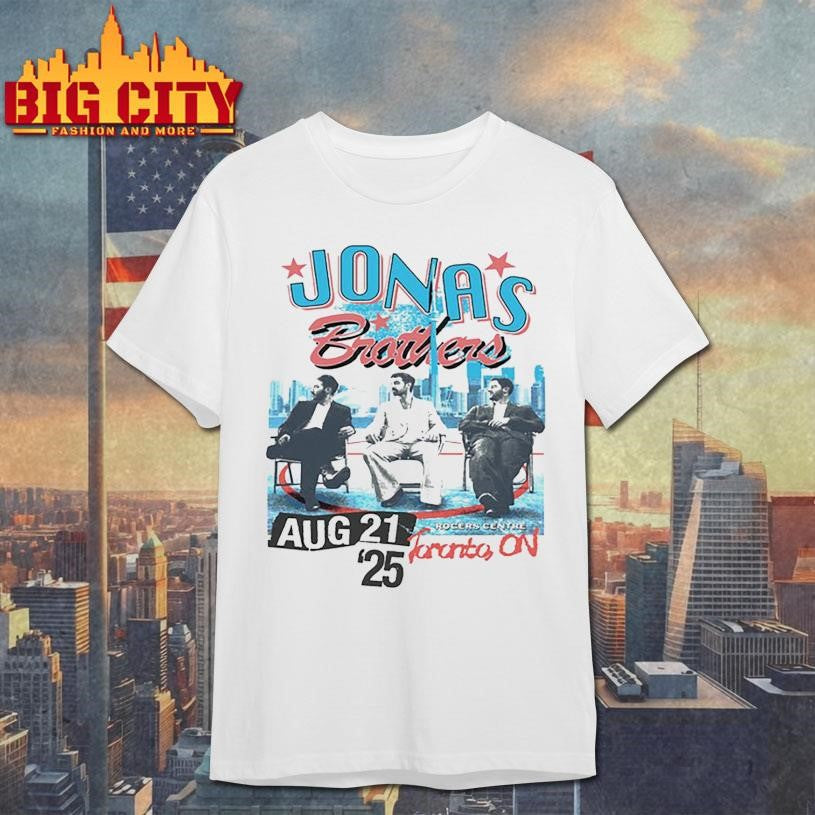 Jonas Brothers Tour Toronto, Canada 2025 - Adult & Kids T-Shirts, Sweatshirts & Hoodies apparel design preview 1