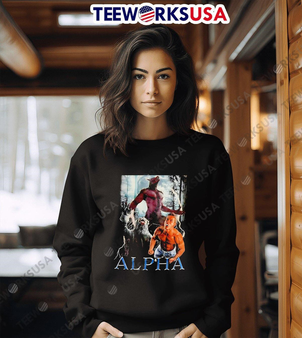 Wolf zombie Alpha - Adult & Kids T-Shirts, Sweatshirts & Hoodies apparel design preview 6
