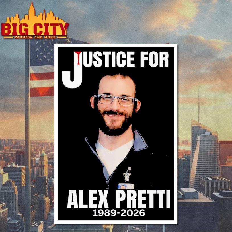 Justice For Alex Pretti - Adult & Kids T-Shirts, Sweatshirts & Hoodies apparel design preview 4