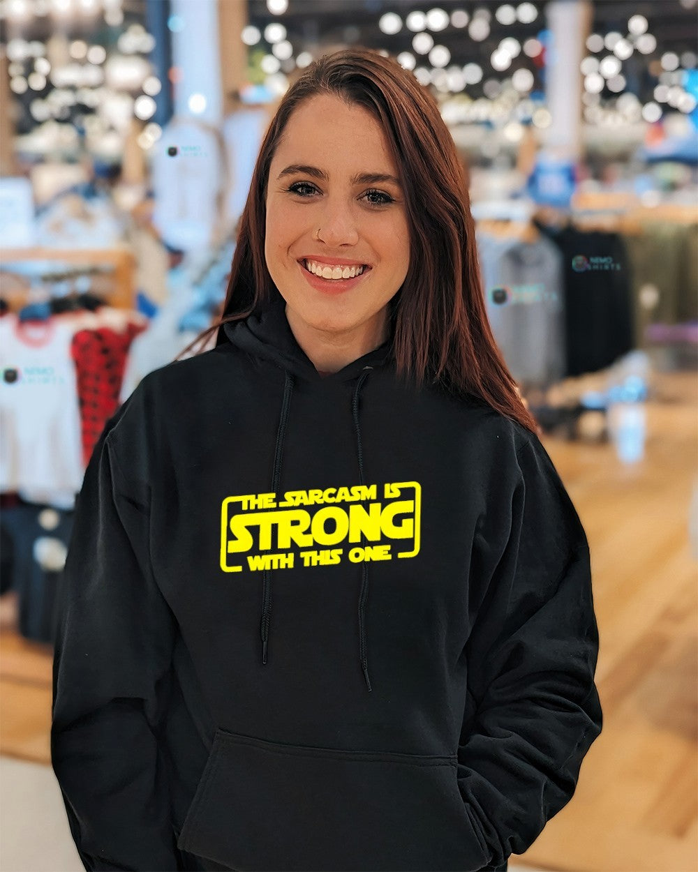 The Sarcasm is Strong With This One Funny Sarcastic - Adult & Kids T-Shirts, Sweatshirts & Hoodies apparel design preview 5