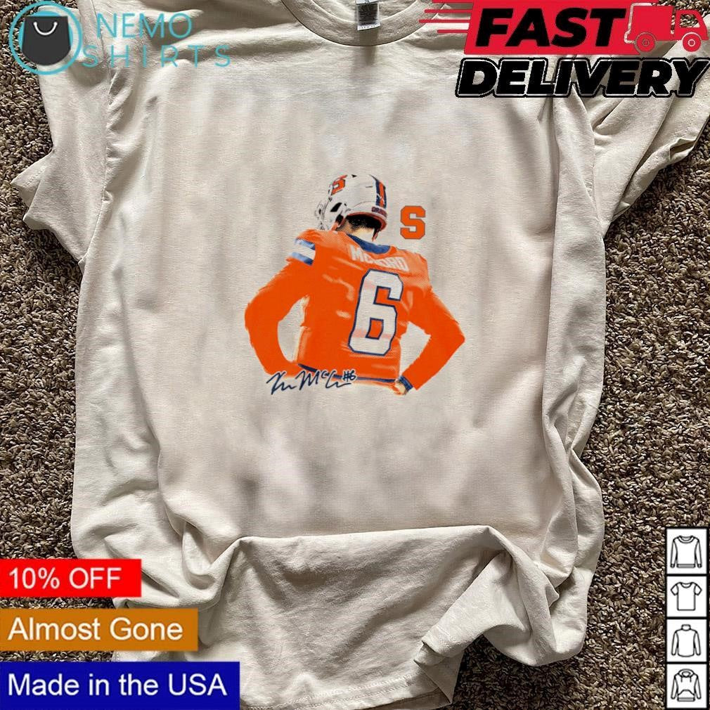 Kyle McCord Syracuse Orange signature portrait - Adult & Kids T-Shirts, Sweatshirts & Hoodies apparel design preview 3