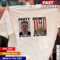 Party in the back business front Zach Bryan - Adult & Kids T-Shirts, Sweatshirts & Hoodies apparel design preview 1