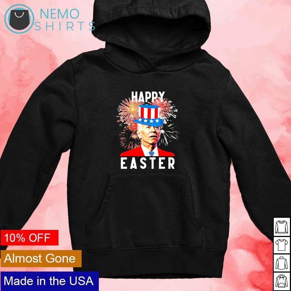Joe Biden 4th of July Happy Easter fireworks - Adult & Kids T-Shirts, Sweatshirts & Hoodies apparel design preview 2