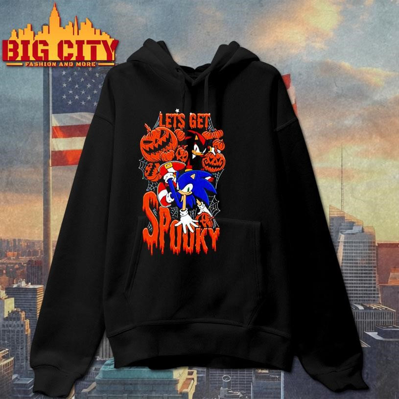 Sonic Let's Get Spooky Halloween 2025 - Adult & Kids T-Shirts, Sweatshirts & Hoodies apparel design preview 2
