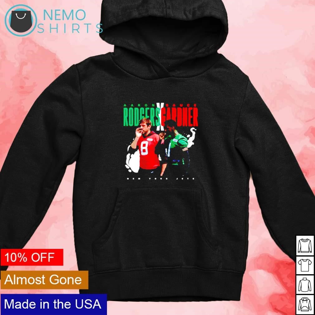 Aaron Rodgers and Sauce Gardner New York Jets - Adult & Kids T-Shirts, Sweatshirts & Hoodies apparel design preview 4