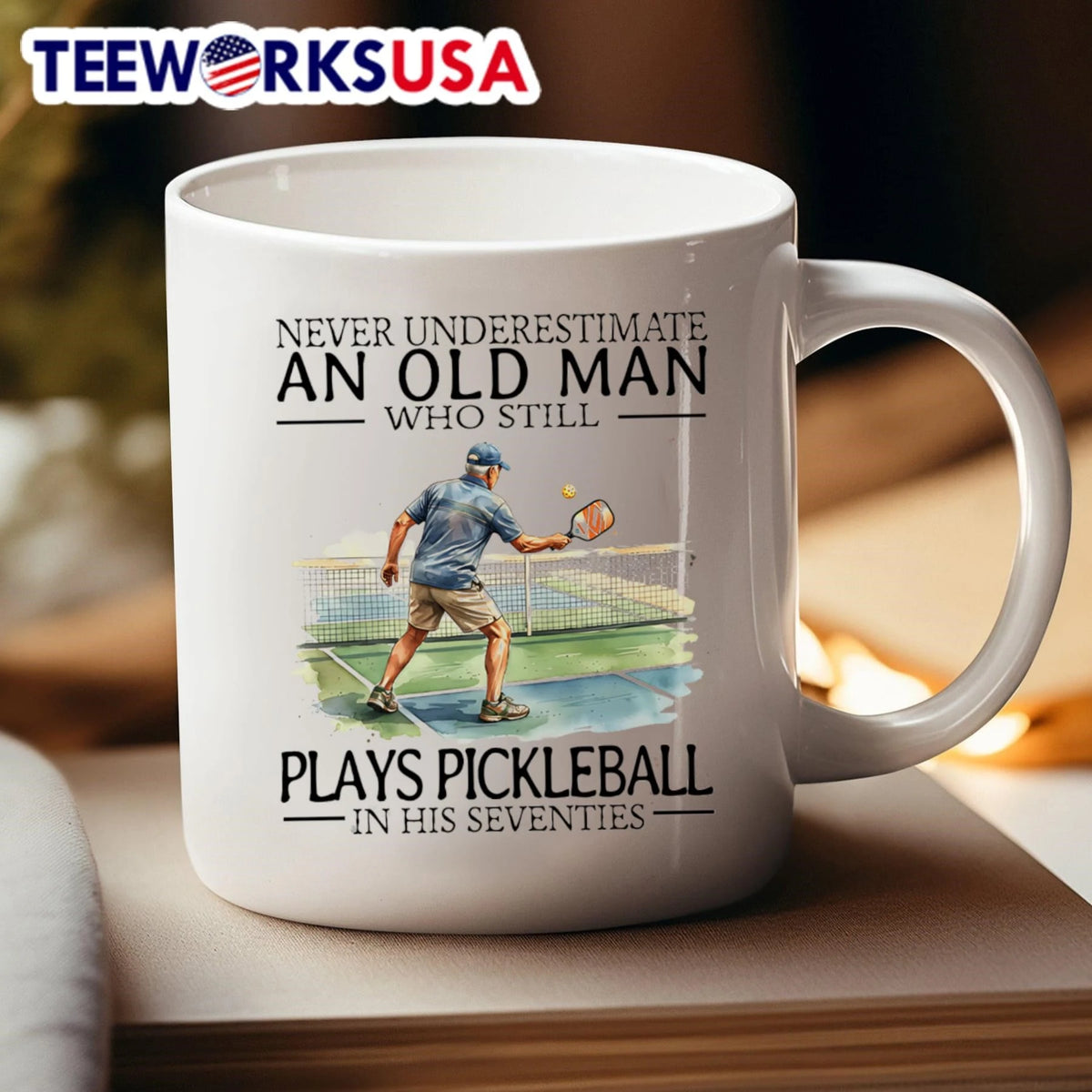 Never Underestimate An Old Man Who Still Plays - Adult & Kids T-Shirts, Sweatshirts & Hoodies apparel design preview 4
