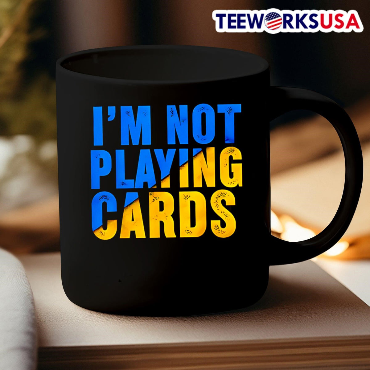 Zelensky I'm Not Playing Cards - Adult & Kids T-Shirts, Sweatshirts & Hoodies apparel design preview 3