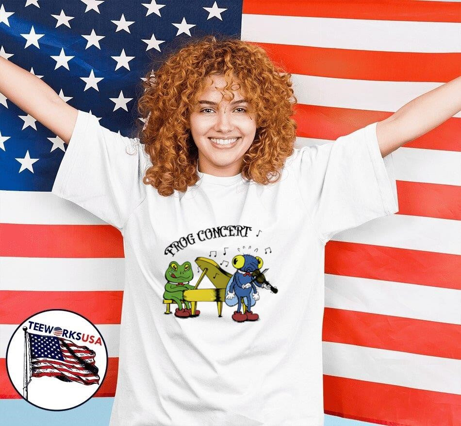Phantom Lure Frog Concert times fun cartoon - Adult & Kids T-Shirts, Sweatshirts & Hoodies apparel design preview 4
