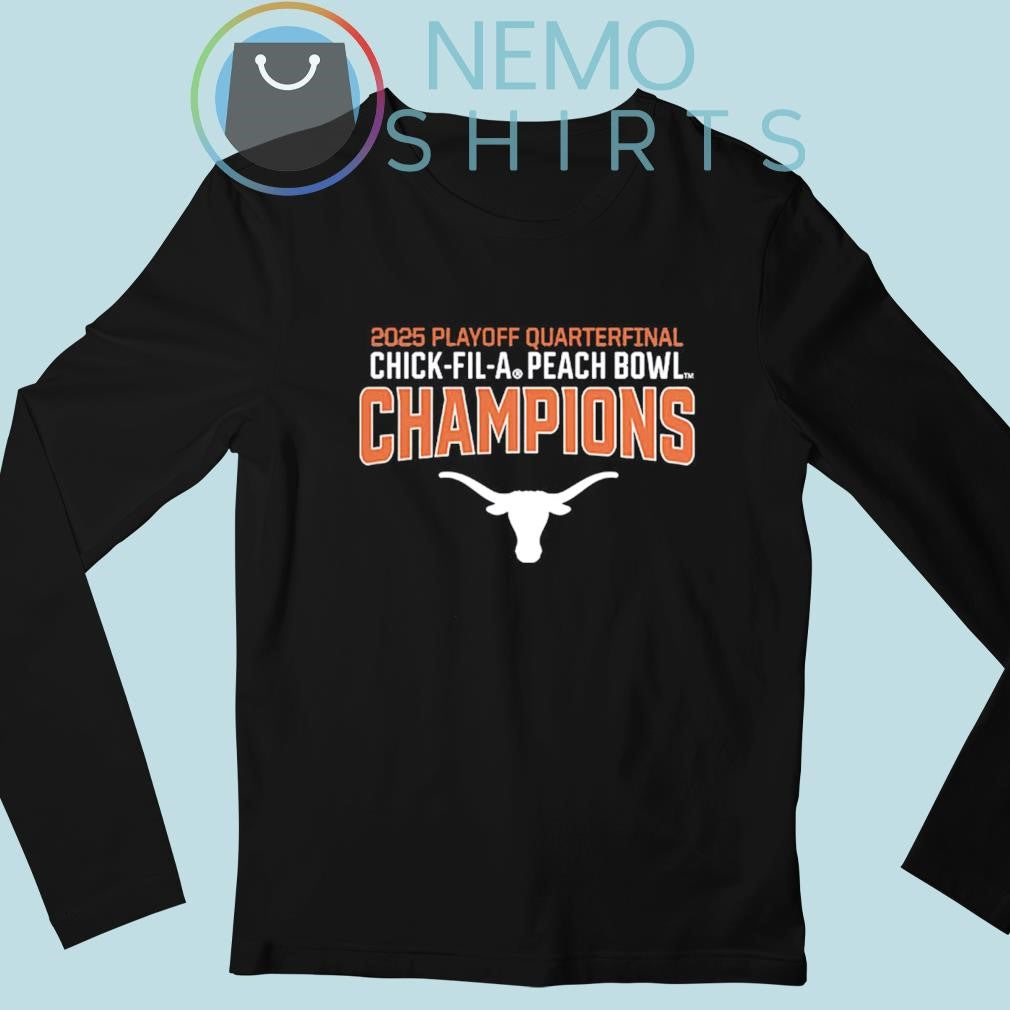 Texas Longhorns 2024 playoff quarterfinal Chick fil A - Adult & Kids T-Shirts, Sweatshirts & Hoodies apparel design preview 3