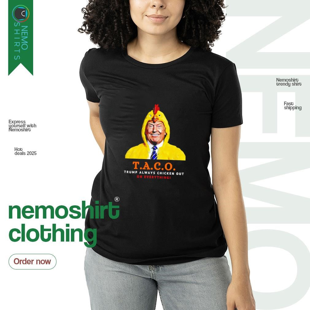 Taco Trump always chickens out on everything chicken - Adult & Kids T-Shirts, Sweatshirts & Hoodies apparel design preview 3
