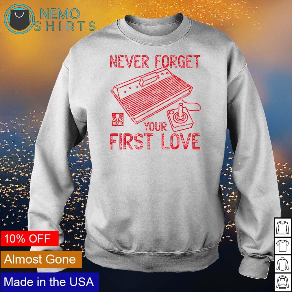 Never forget your first love atari - Adult & Kids T-Shirts, Sweatshirts & Hoodies apparel design preview 4