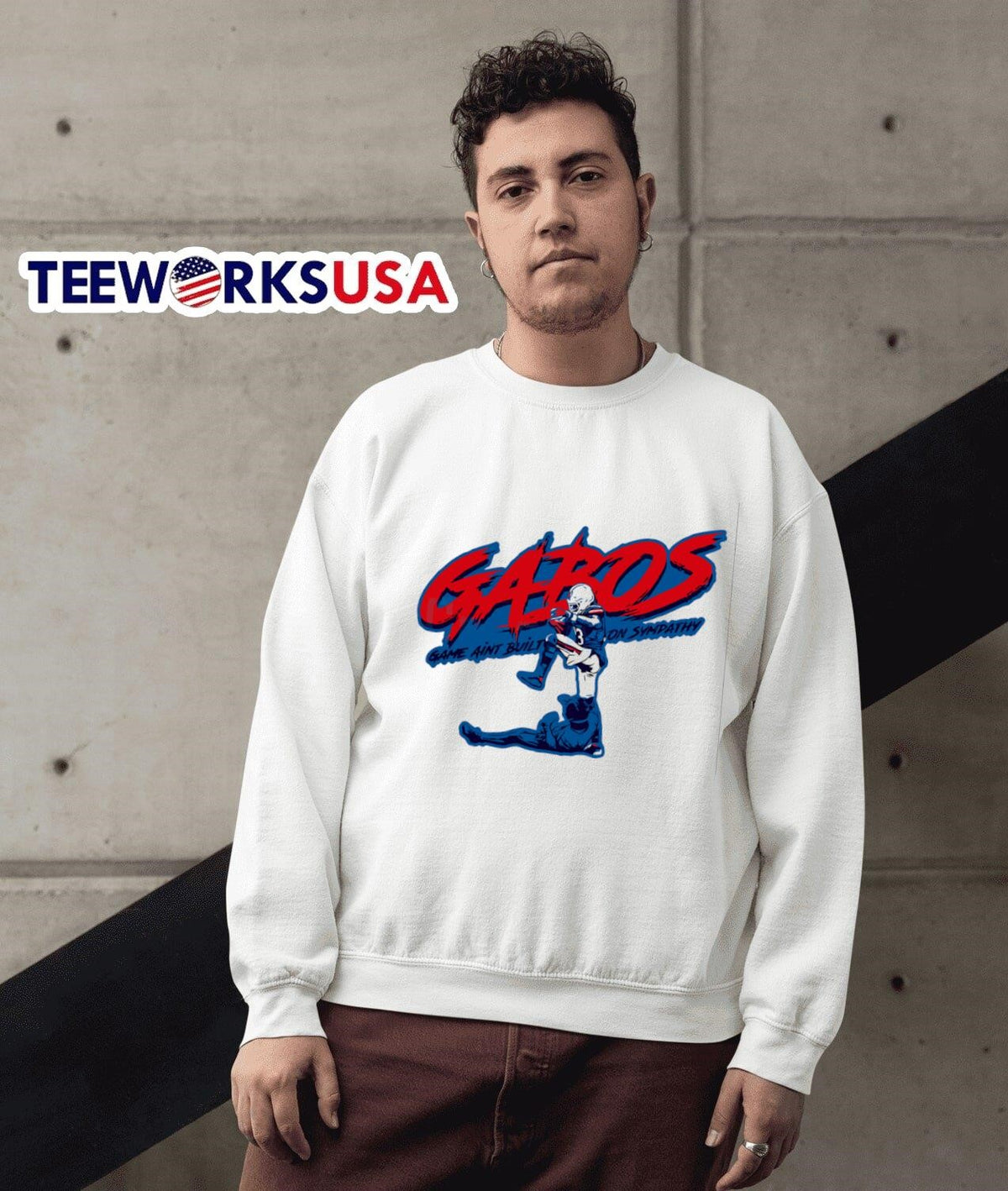 Buffalo Bills Game Ain't Built On Sympathy - Adult & Kids T-Shirts, Sweatshirts & Hoodies apparel design preview 5