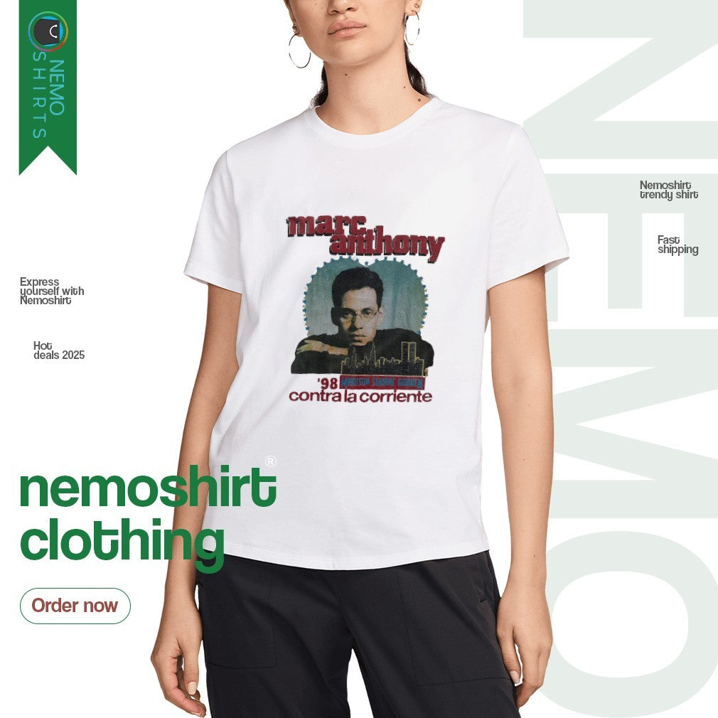Marc Anthony Madison Square Garden '98 contra la - Adult & Kids T-Shirts, Sweatshirts & Hoodies apparel design preview 3