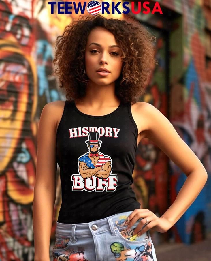 History Buff Abraham Lincoln Gym Bro Meme - Adult & Kids T-Shirts, Sweatshirts & Hoodies apparel design preview 7