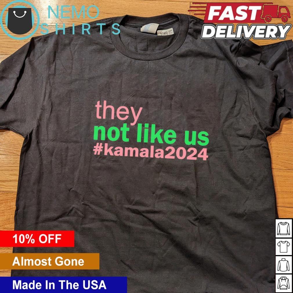 They not like us Kamala 2024 - Adult & Kids T-Shirts, Sweatshirts & Hoodies apparel design preview 4