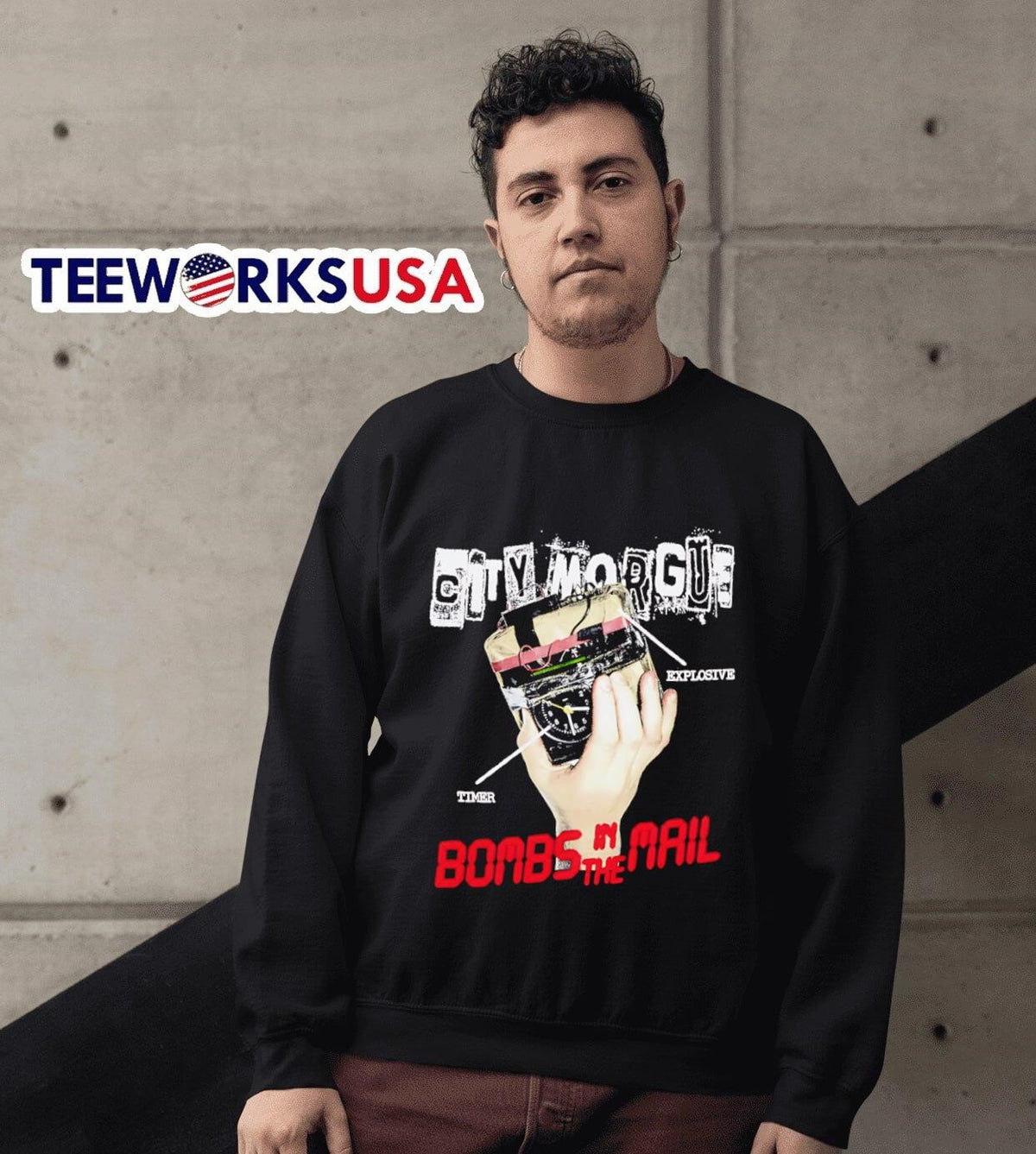 Bombs in the mail timer - Adult & Kids T-Shirts, Sweatshirts & Hoodies apparel design preview 6