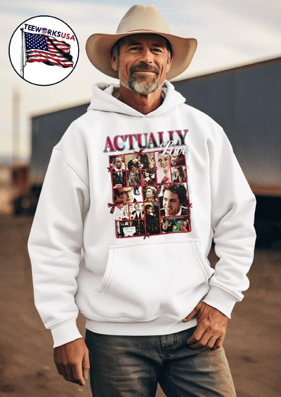 Love Actually Christmas photo - Adult & Kids T-Shirts, Sweatshirts & Hoodies apparel design preview 2