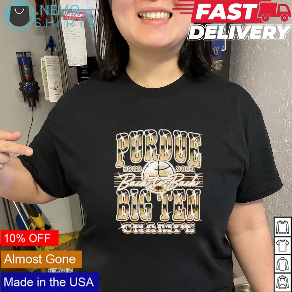 Purdue men's basketball 2023 2024 back to Big Ten - Adult & Kids T-Shirts, Sweatshirts & Hoodies apparel design preview 1