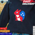 Peanut the squirrel mascot of GOP - Adult & Kids T-Shirts, Sweatshirts & Hoodies apparel design preview 1
