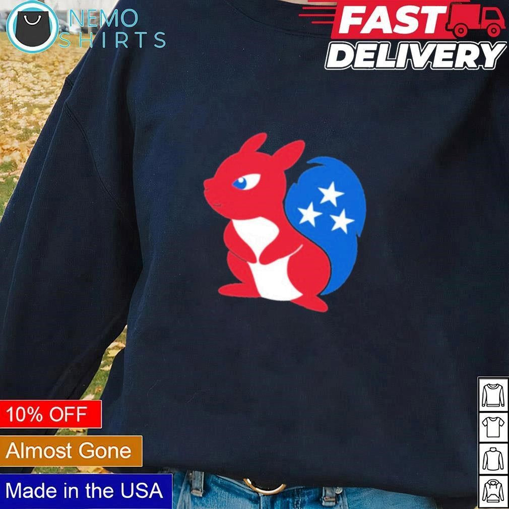 Peanut the squirrel mascot of GOP - Adult & Kids T-Shirts, Sweatshirts & Hoodies apparel design preview 1