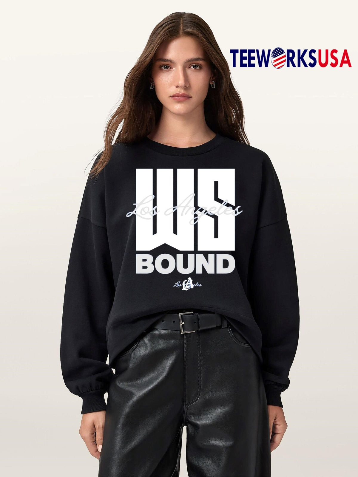 Funny Los Angeles Dodgers World Series Bound Royal - Adult & Kids T-Shirts, Sweatshirts & Hoodies apparel design preview 5