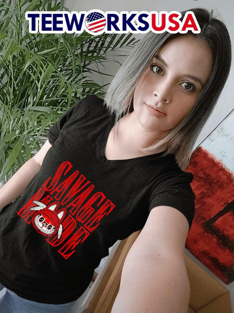 Labubu Savage Mode Horror - Adult & Kids T-Shirts, Sweatshirts & Hoodies apparel design preview 7