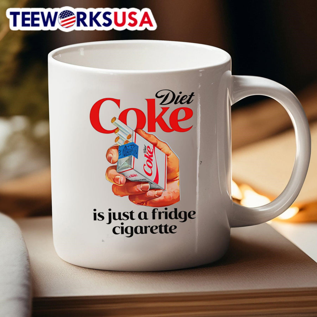 Diet Coke soda is just a fridge cigarette - Adult & Kids T-Shirts, Sweatshirts & Hoodies apparel design preview 4