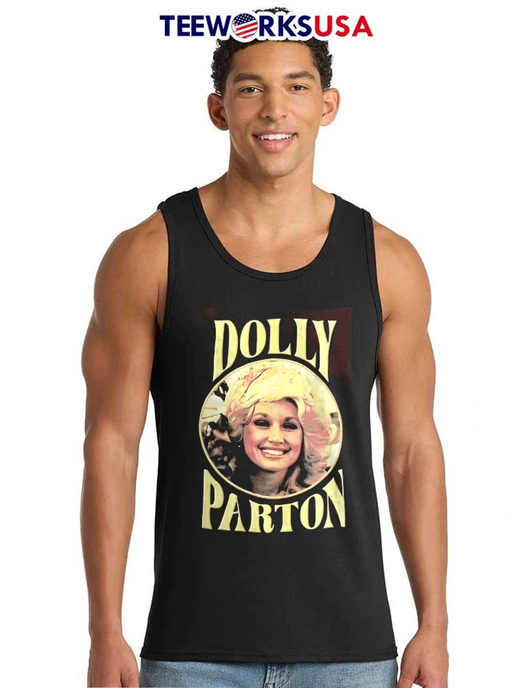 Dolly Parton Vintage Blonde Singer Circle Photo - Adult & Kids T-Shirts, Sweatshirts & Hoodies apparel design preview 6