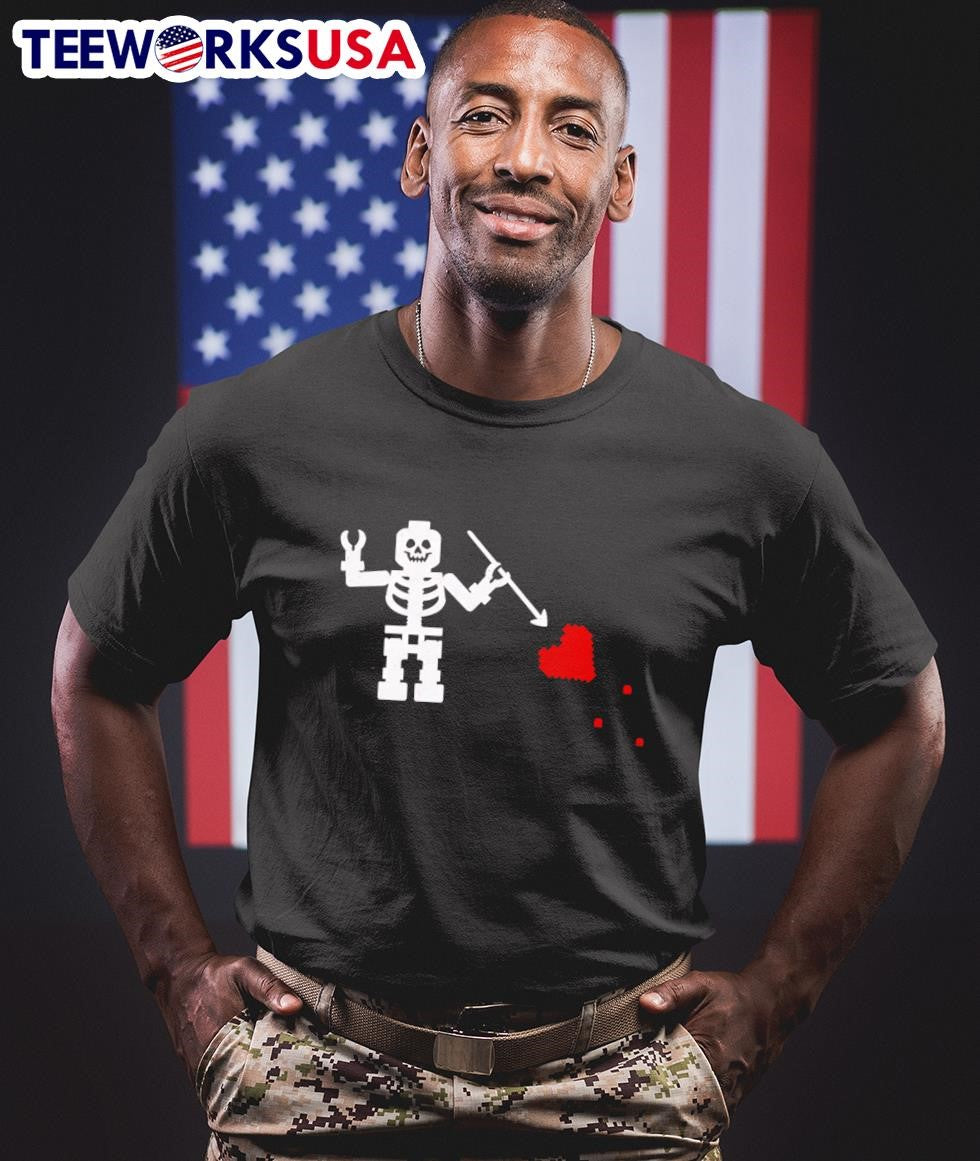 Block beard flag - Adult & Kids T-Shirts, Sweatshirts & Hoodies apparel design preview 1