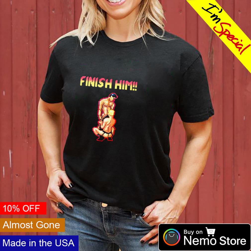 LGBT Pride gaymer finish him - Adult & Kids T-Shirts, Sweatshirts & Hoodies apparel design preview 3