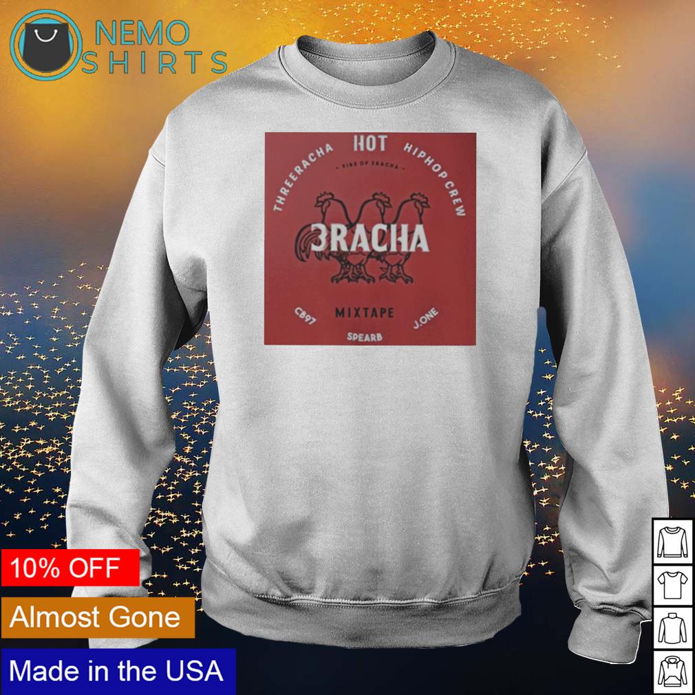 Threeracha hot hiphop crew 3racha nix tape - Adult & Kids T-Shirts, Sweatshirts & Hoodies apparel design preview 4