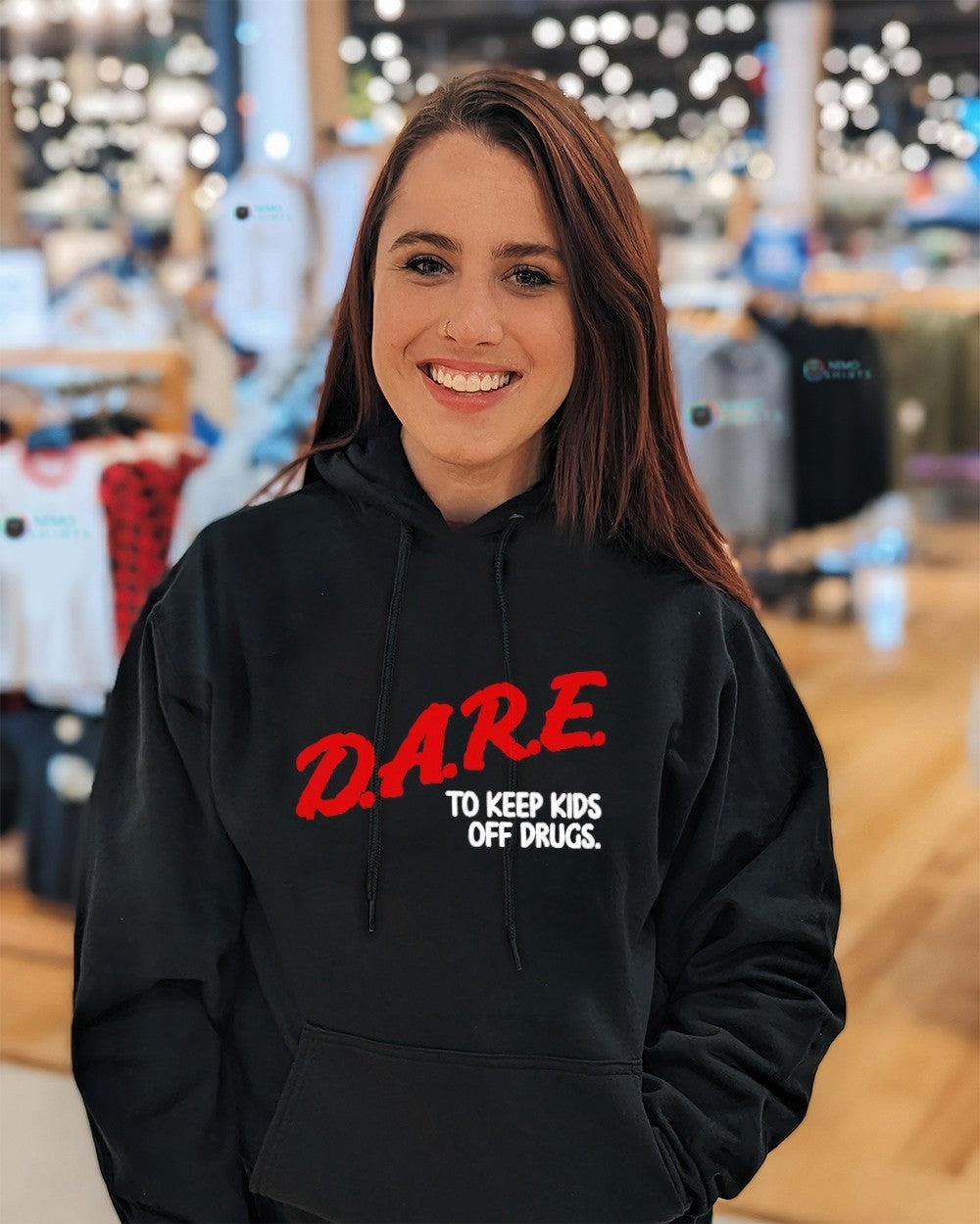 Dares to keep kid off drugss - Adult & Kids T-Shirts, Sweatshirts & Hoodies apparel design preview 5