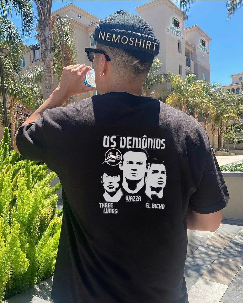 United Os Demônios Three Lungs Wazza El Bicho - Adult & Kids T-Shirts, Sweatshirts & Hoodies apparel design preview 4