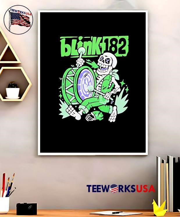 Blink-182 Skeleton - Adult & Kids T-Shirts, Sweatshirts & Hoodies apparel design preview 5