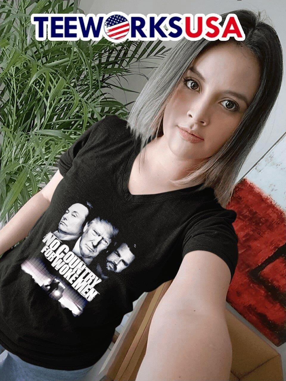 No country for woke men - Adult & Kids T-Shirts, Sweatshirts & Hoodies apparel design preview 7