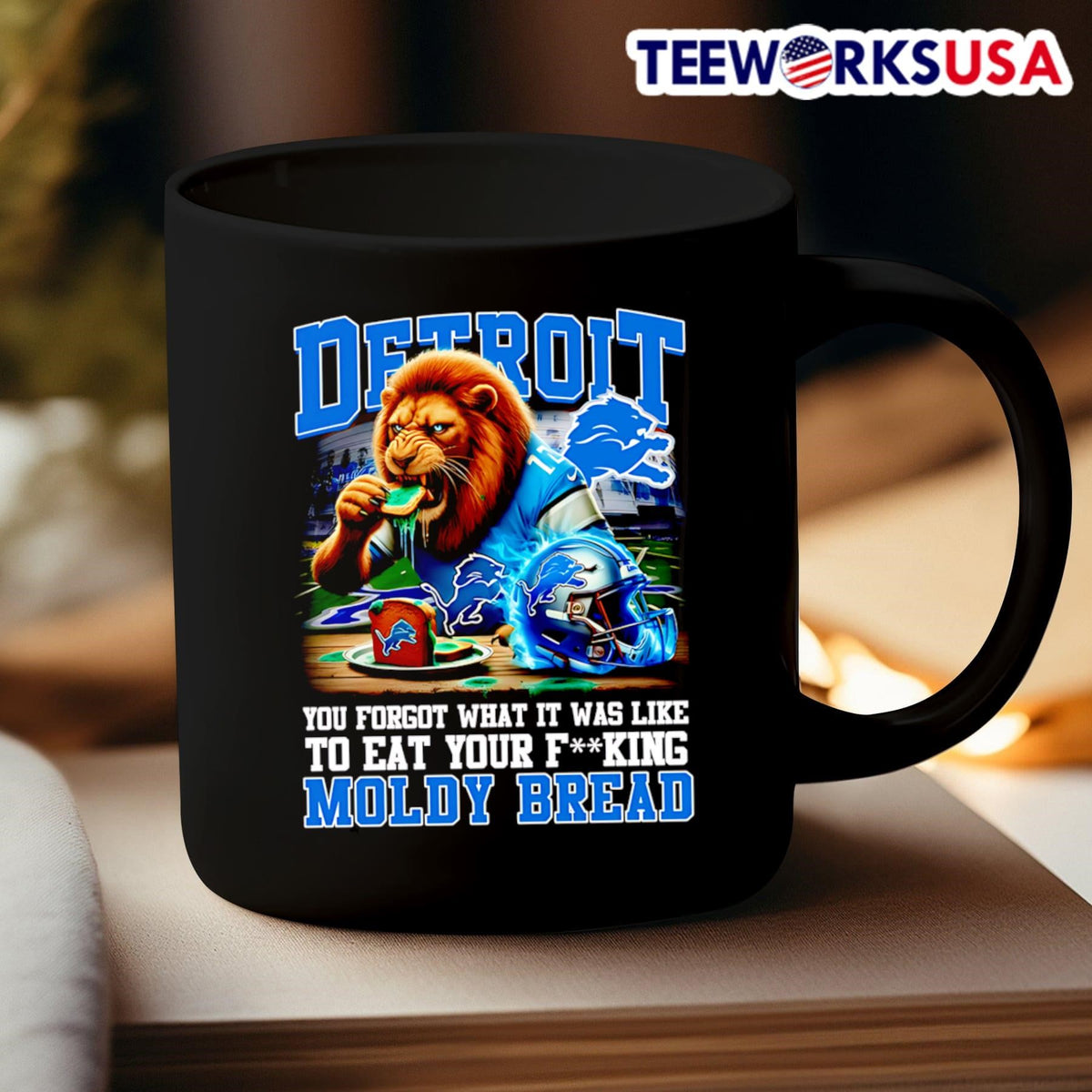 Detroit Lions you forgot what it was like to eat your - Adult & Kids T-Shirts, Sweatshirts & Hoodies apparel design preview 3