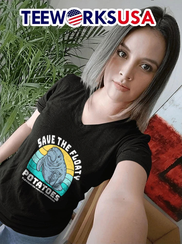 Save The Floaty Potatoes Clearwater Marine Aquarium - Adult & Kids T-Shirts, Sweatshirts & Hoodies apparel design preview 7