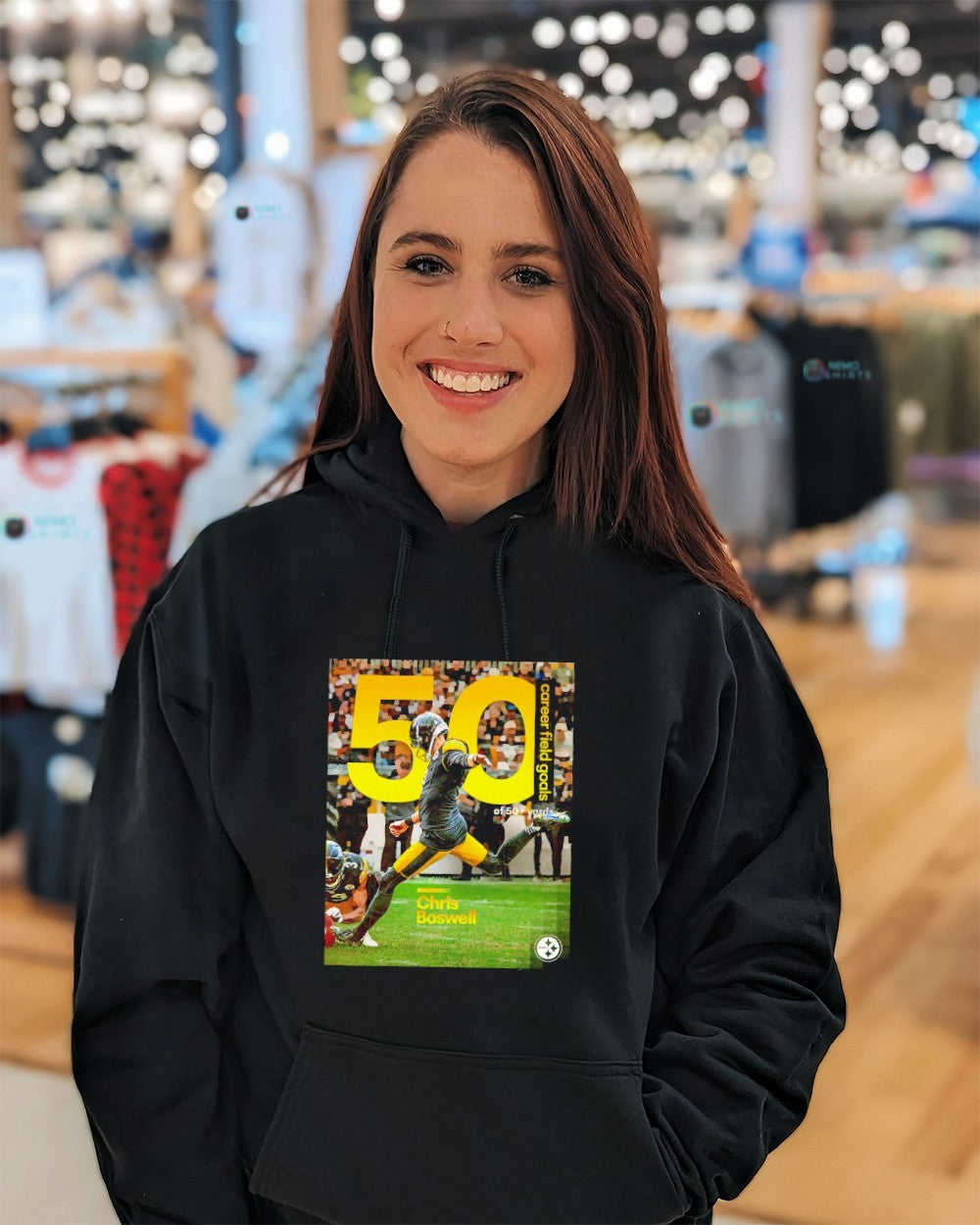 The Wizard of Boz Chris Boswell Pittsburgh Steelers - Adult & Kids T-Shirts, Sweatshirts & Hoodies apparel design preview 5