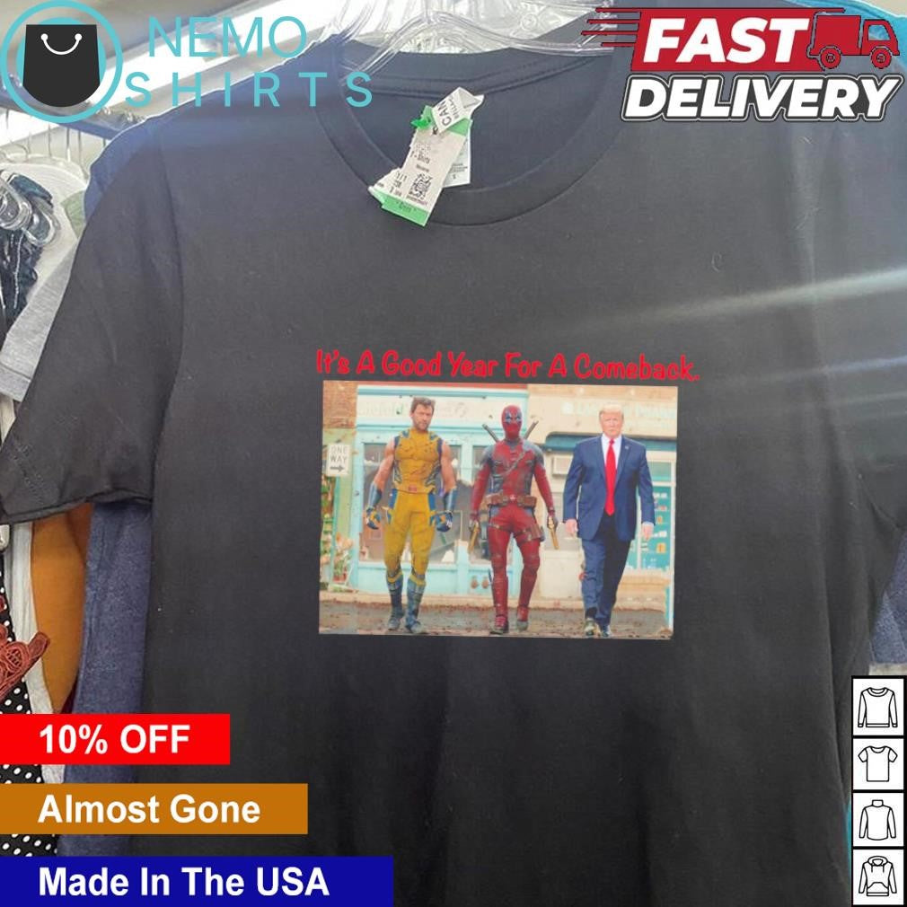 It's a good year for comeback Deadpool Wolverine and - Adult & Kids T-Shirts, Sweatshirts & Hoodies apparel design preview 5