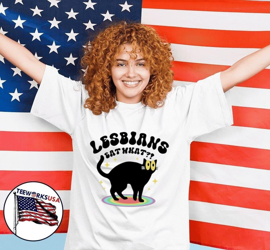 Black cat lesbians eat what - Adult & Kids T-Shirts, Sweatshirts & Hoodies apparel design preview 4