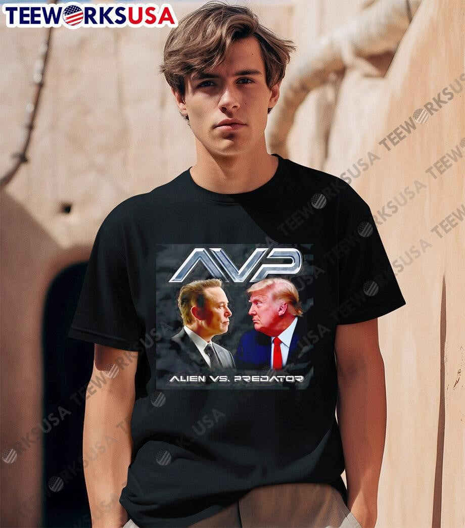 AVP Alien vs Predator Trump Elon - Adult & Kids T-Shirts, Sweatshirts & Hoodies apparel design preview 1