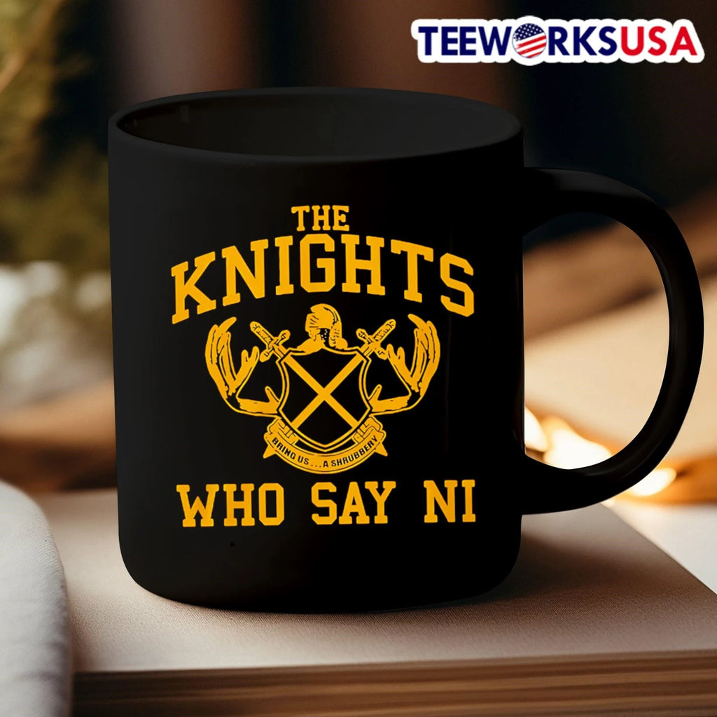 The Knights Who Say Ni Bring Us A Shrubbery Monty - Adult & Kids T-Shirts, Sweatshirts & Hoodies apparel design preview 3