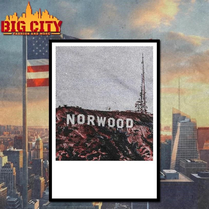 Norwood HIlls Sign Vintage - Adult & Kids T-Shirts, Sweatshirts & Hoodies apparel design preview 4