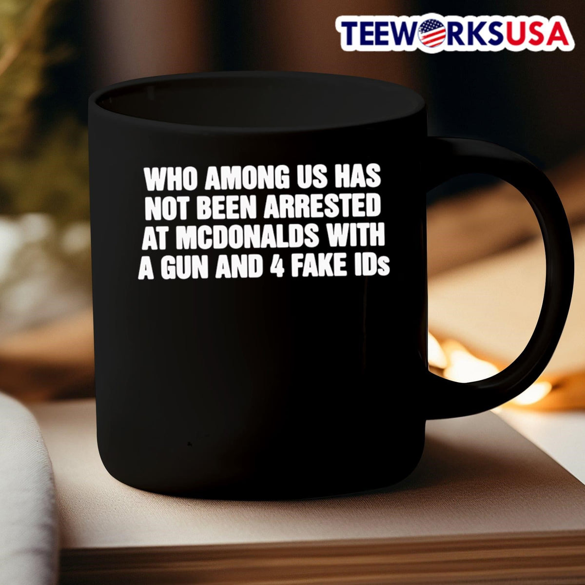 Who among us has not been arrested - Adult & Kids T-Shirts, Sweatshirts & Hoodies apparel design preview 3